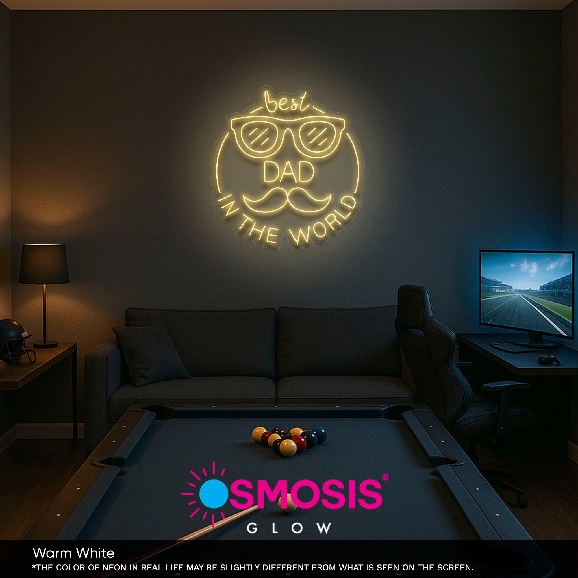 Best Dad In THe World neon sign