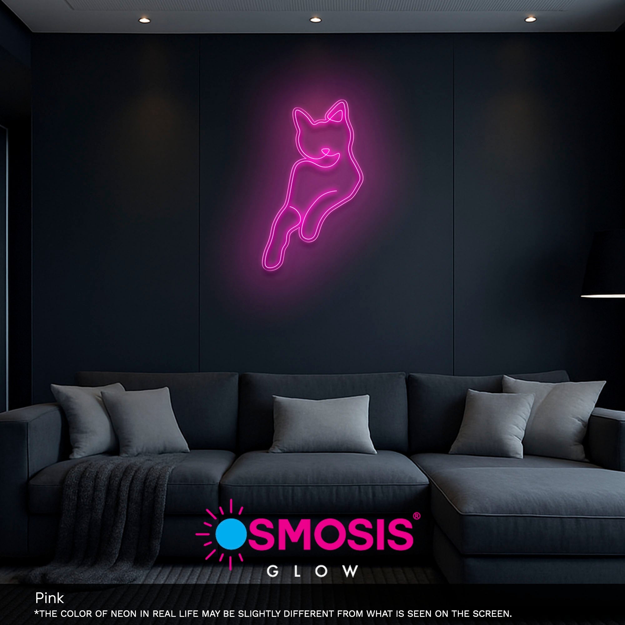 Cat Line Art neon sign