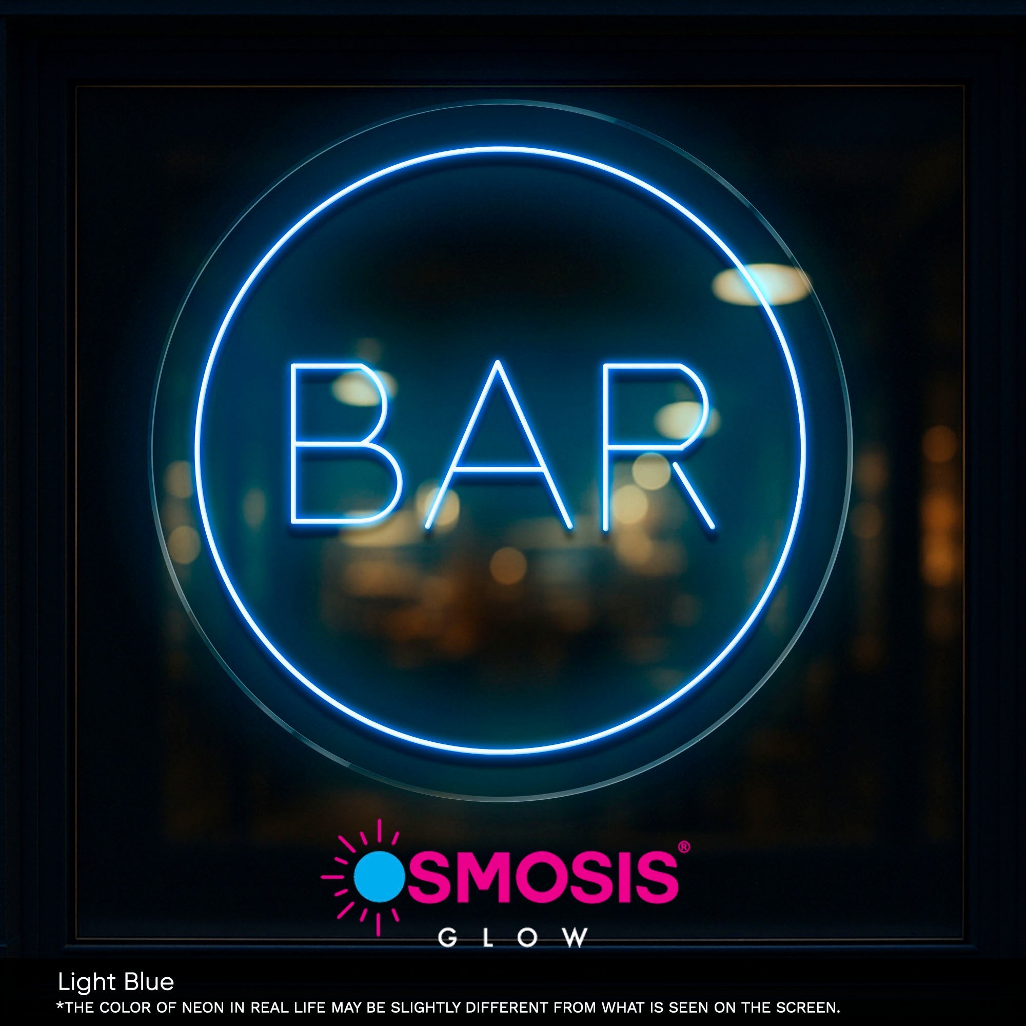 Circle Bar neon sign