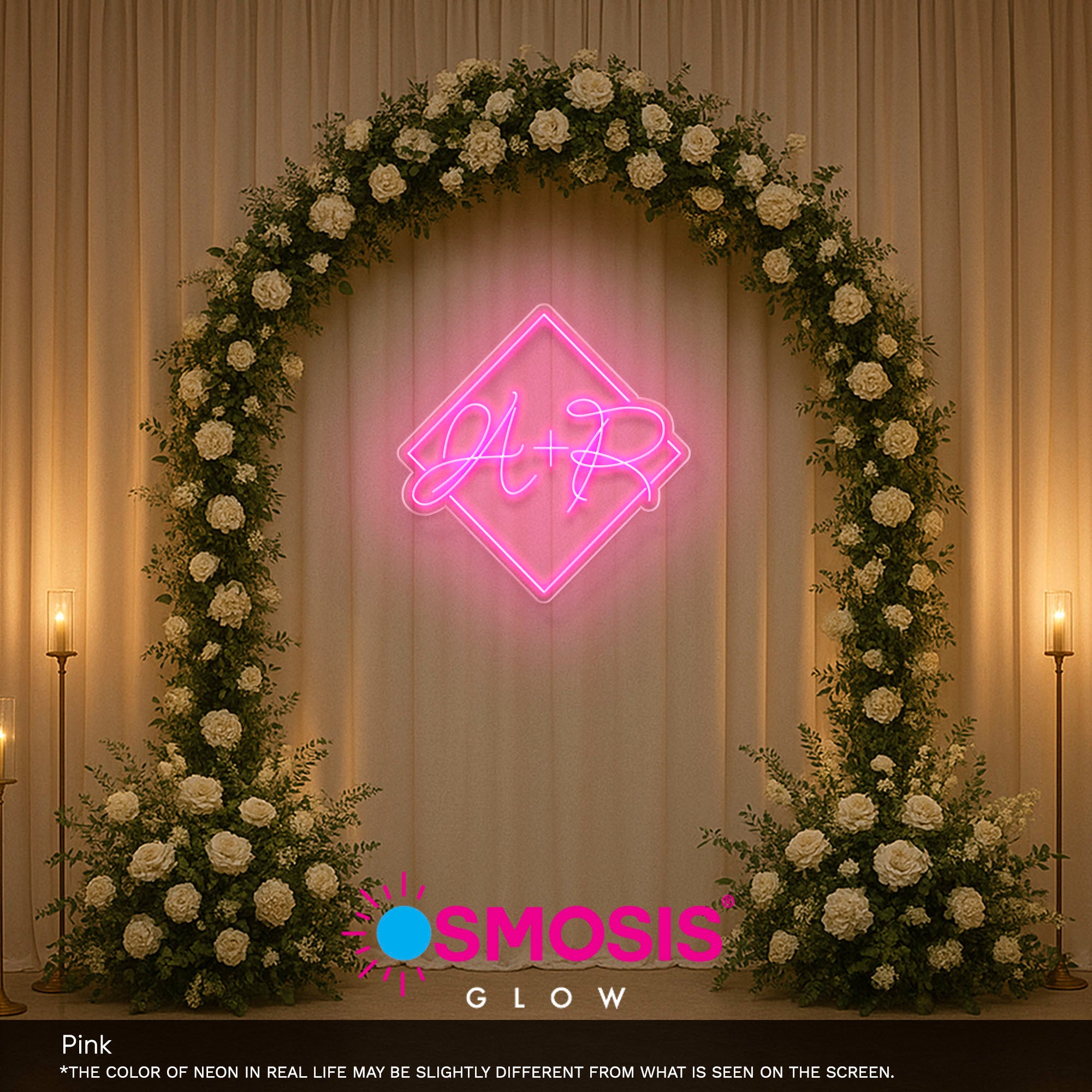 Initials Squared Neon Sign