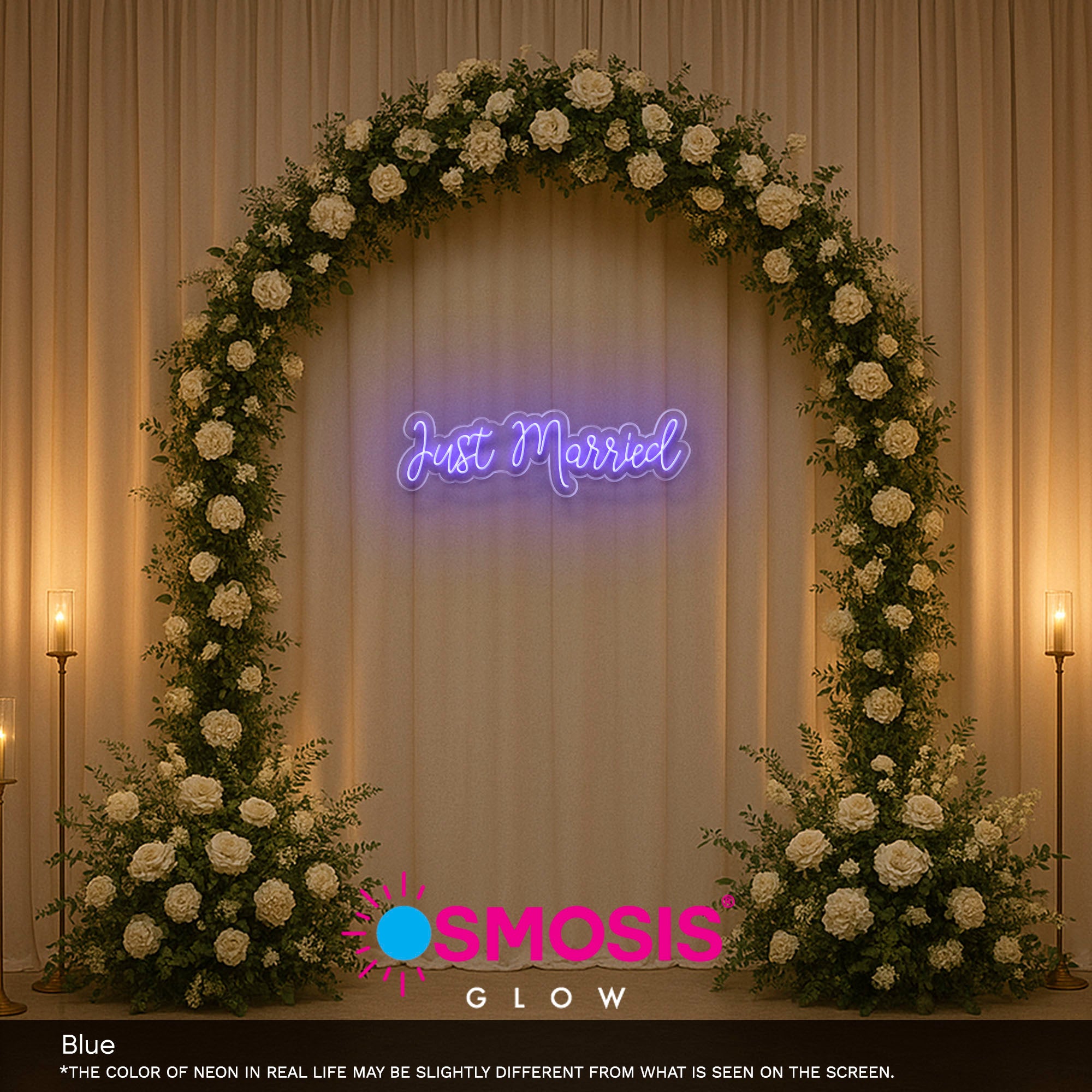 Just Married Sign Light