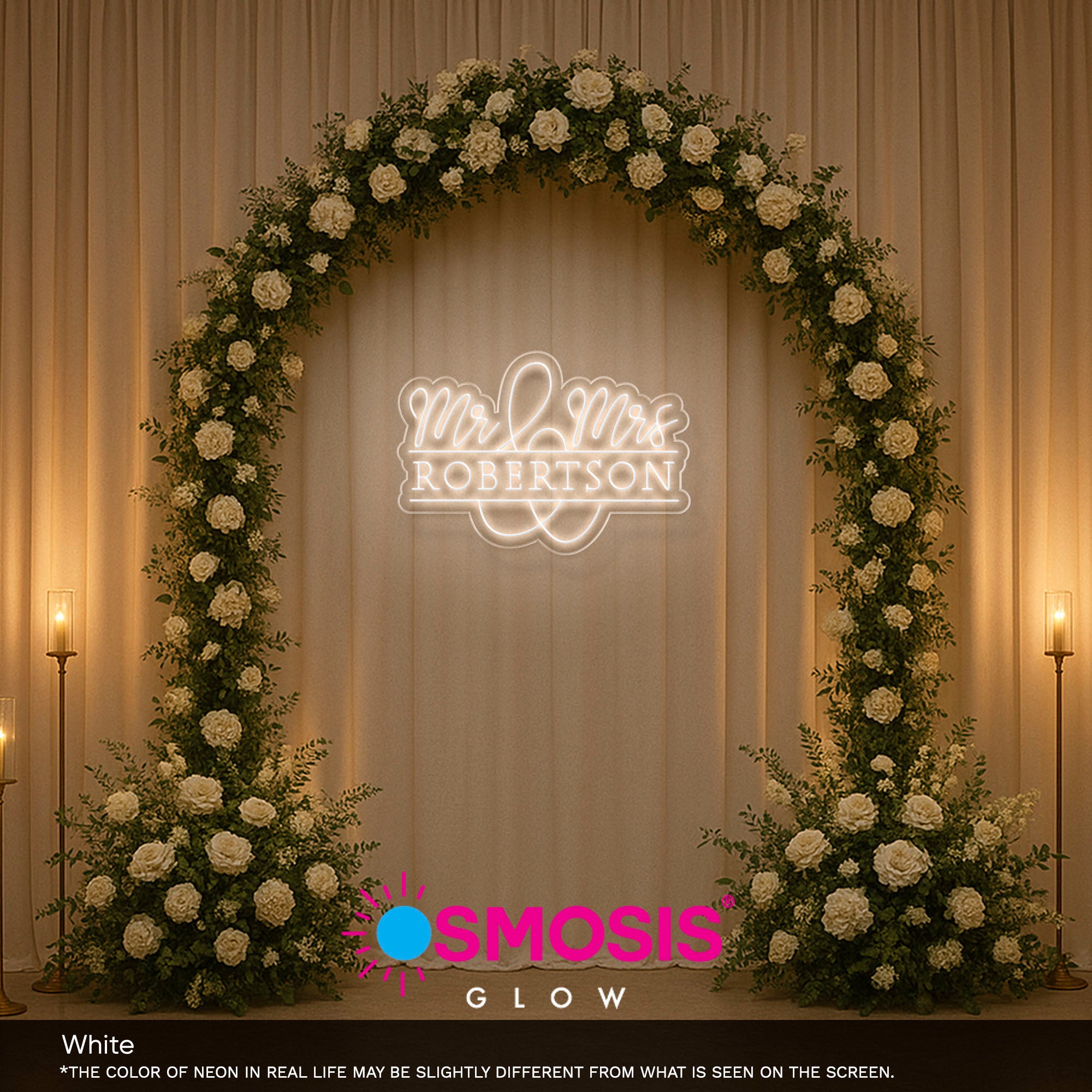 Mr And Mrs Lastname Led Neon SIgn