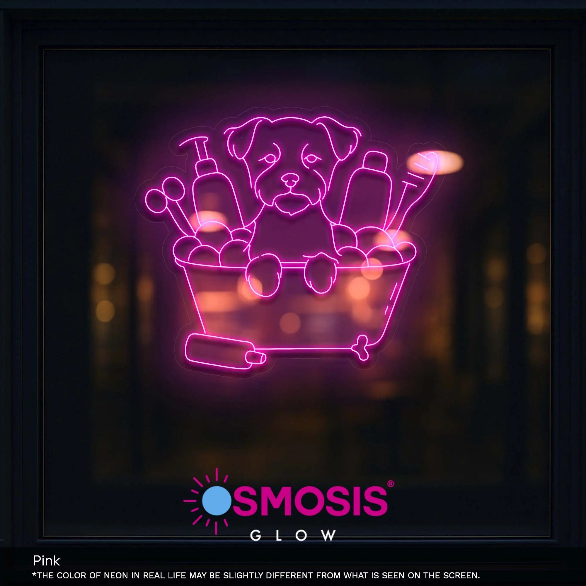 Pet Wash neon sign