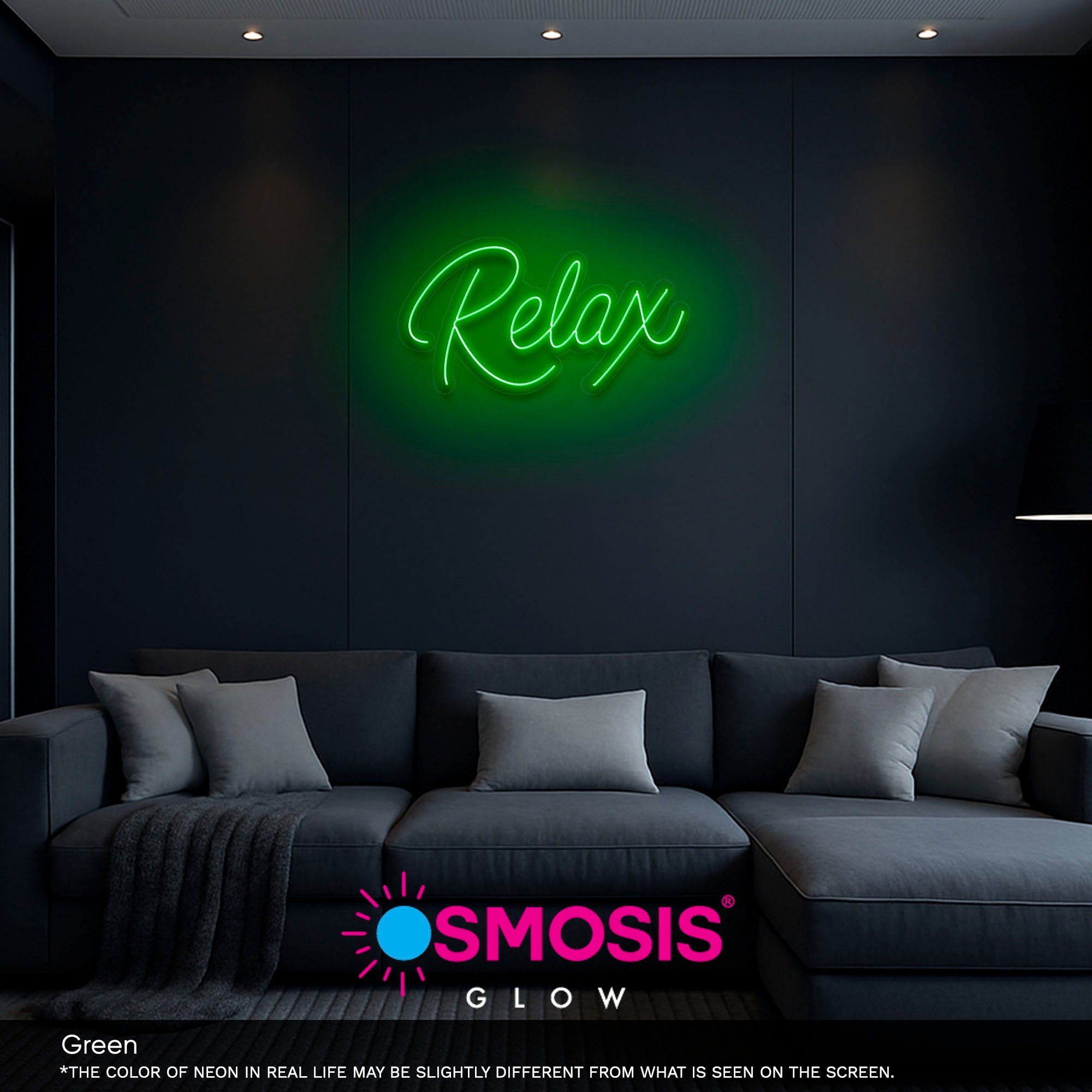 Relax neon sign