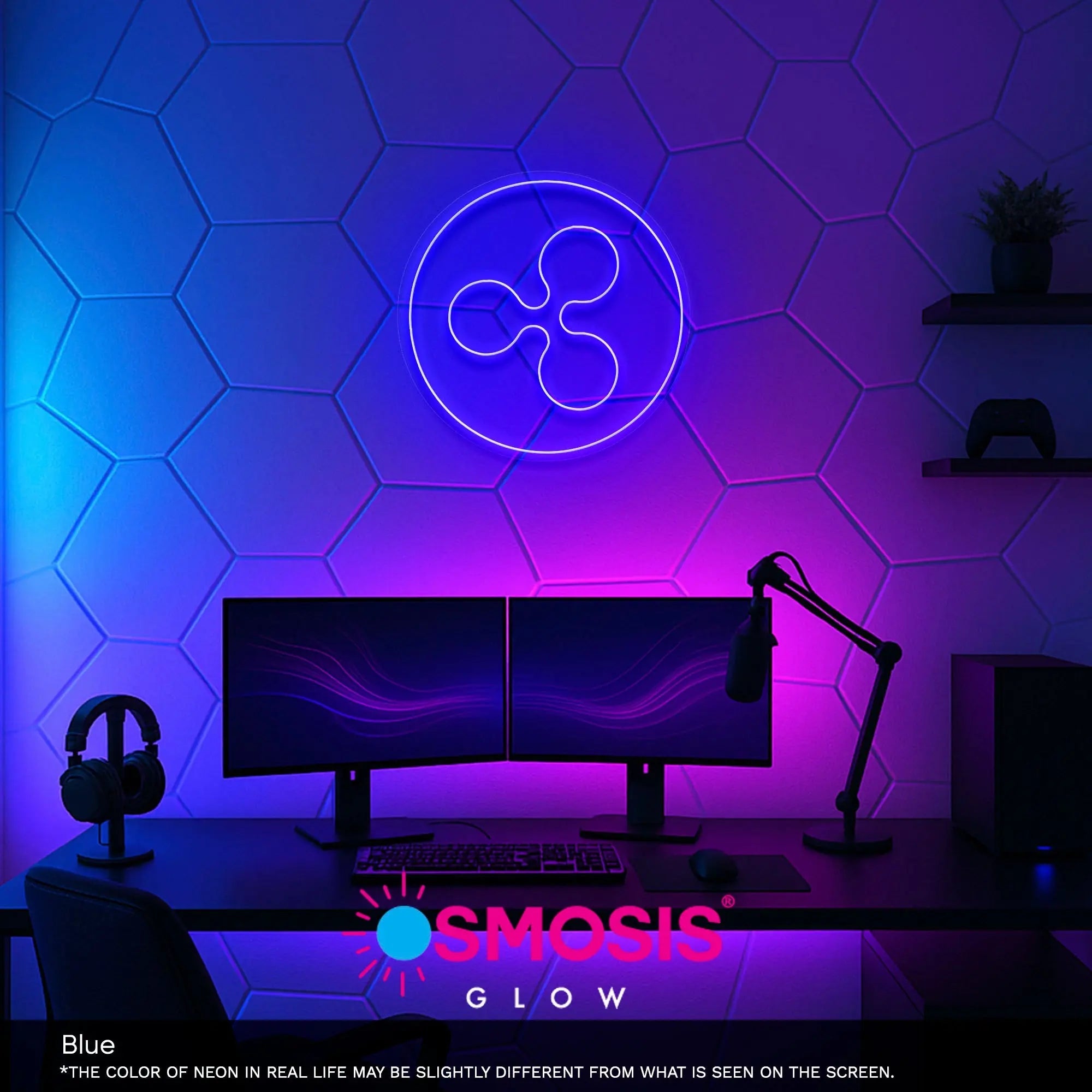 Ripple neon sign