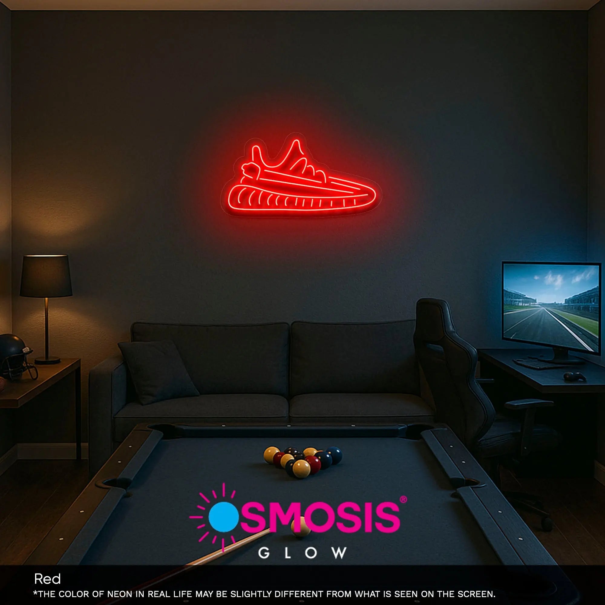 Shoe neon sign