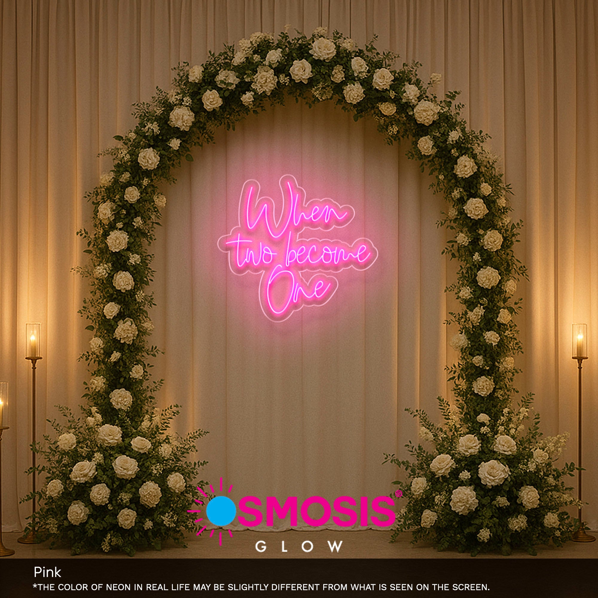 When Two Become One Neon Sign Light