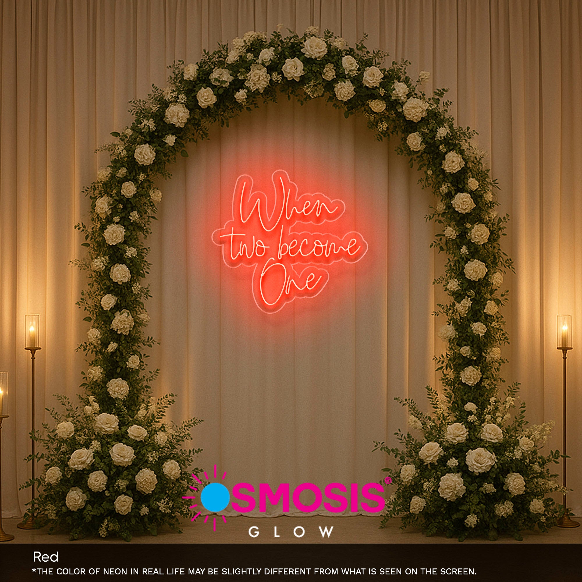 When Two Become One Neon Sign Light