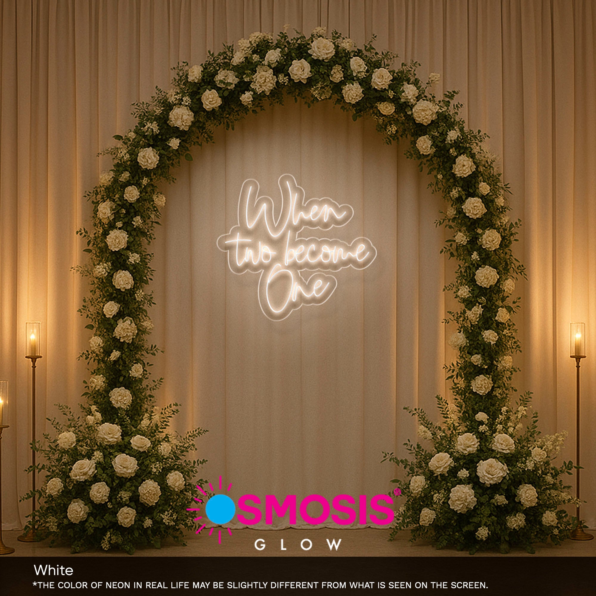 When Two Become One Neon Sign Light