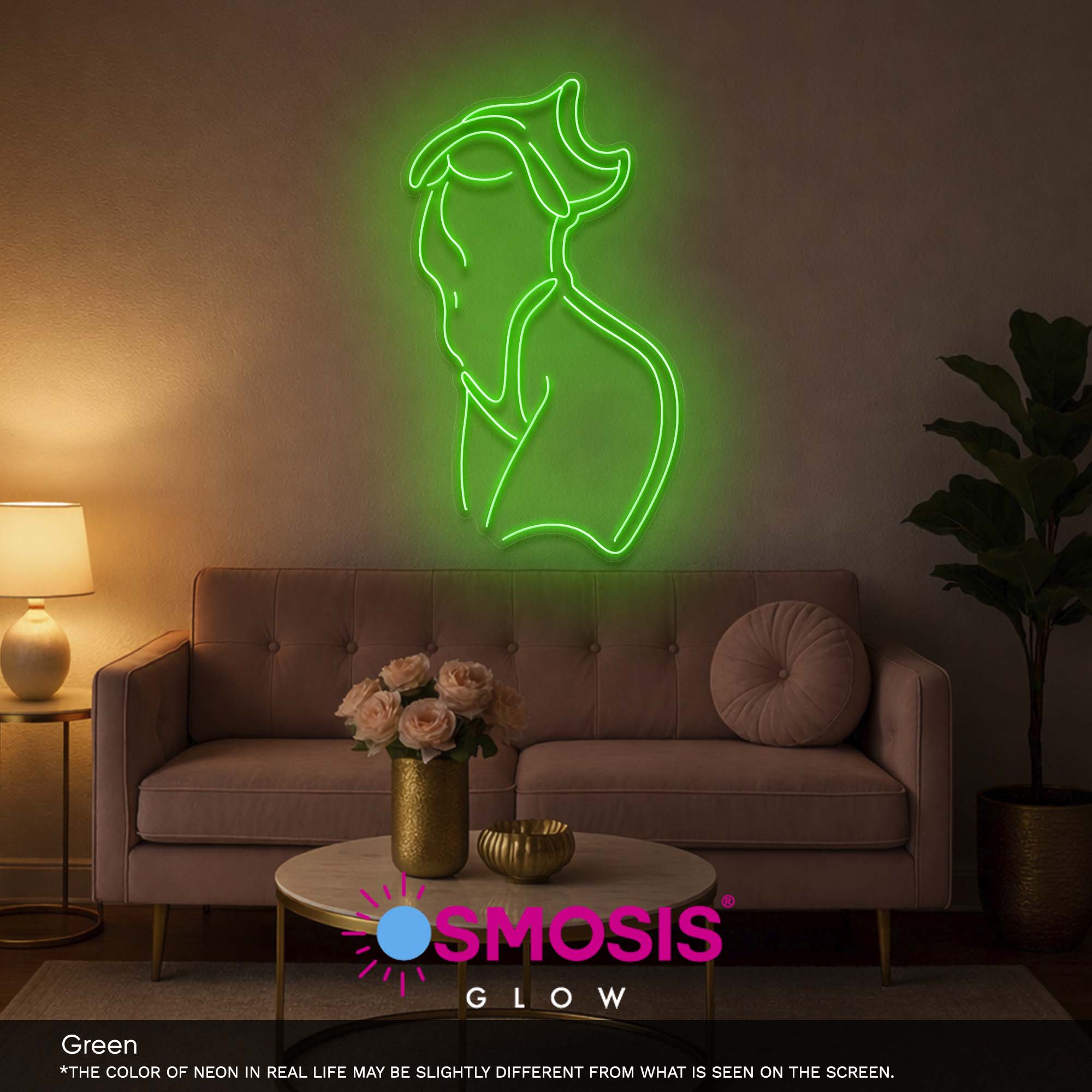 Body Goals led neon sign