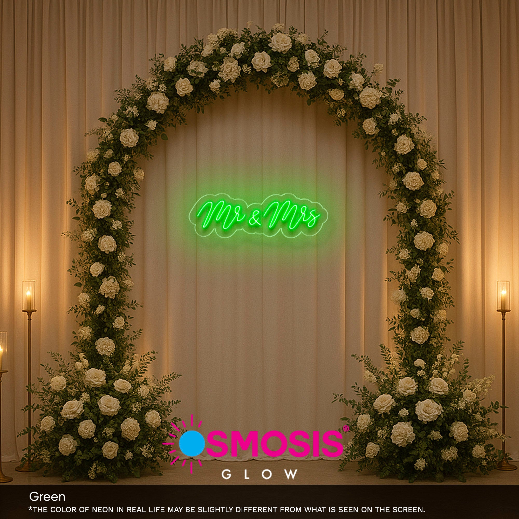 Mr. Mrs.  led neon sign
