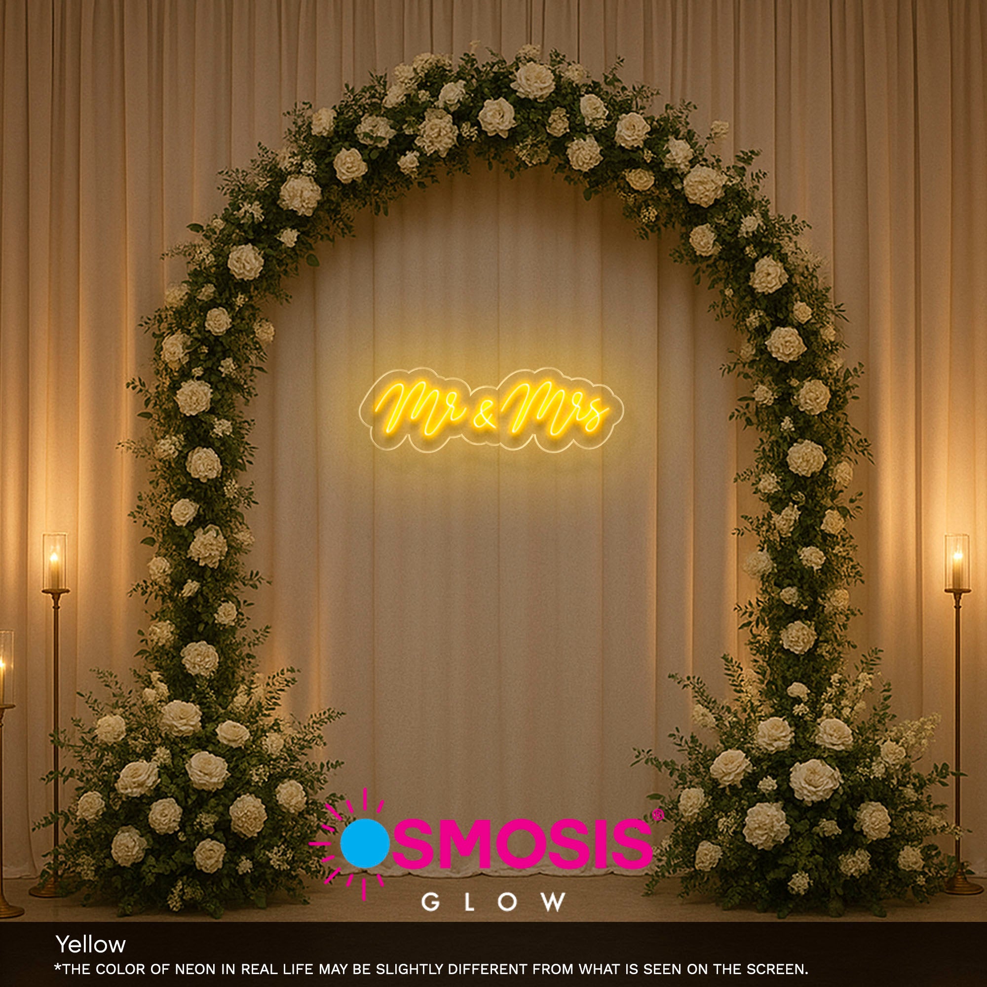 Mr. Mrs.  led neon sign