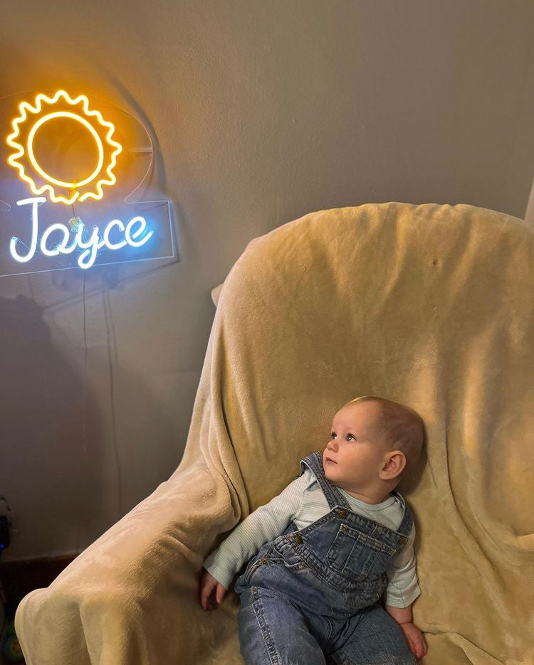 custom neon sign baby night light